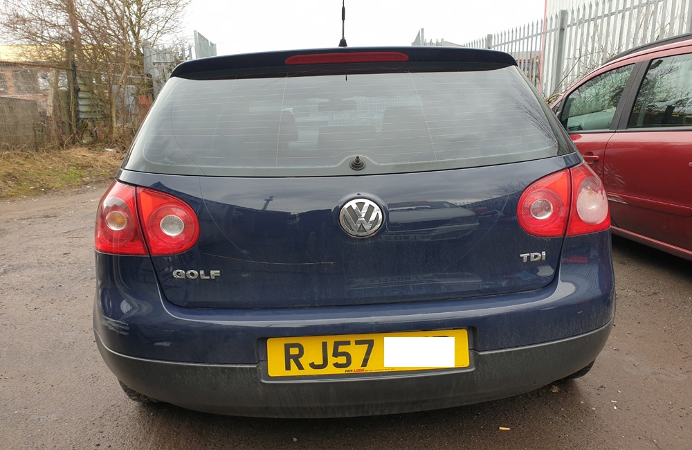 VW Golf Match TDI Boot lid